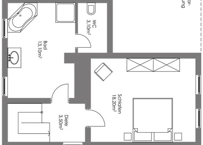 Tenneberger Wohnung1 Ubytování v soukromí Ilsenburg